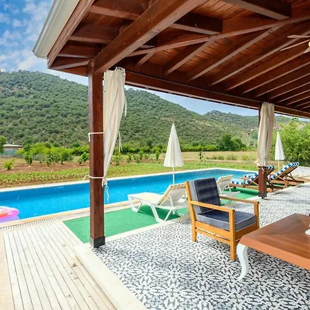 Fethiye Kayakoey'De Oezel Havuzlu 10 Kisilik Villa Nazen Вилла