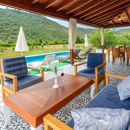 Вилла Fethiye Kayakoey'De Oezel Havuzlu 10 Kisilik Villa Nazen